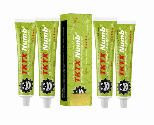 Pack 5 TKTX Numb Grüne Cremes – Exklusives Angebot